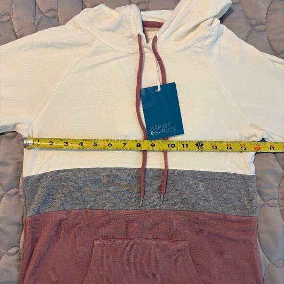NWT Market & Spruce Stitch Fix Brena Colorblock Lightweight Pullover Women S - Picture 7 of 13
